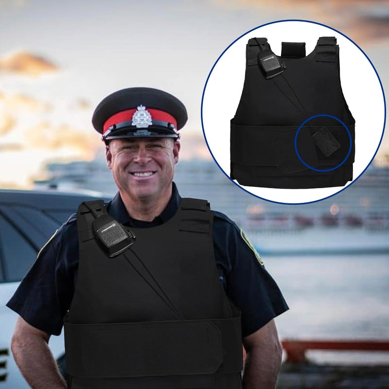Terixe 2 Pack Mic Clips for Law Enforcement, Black Radio Mic Holders, Mic Clips for Law Enforcement Vest, Essential Law Enforcement Accessories - 7 inchs - Image 5